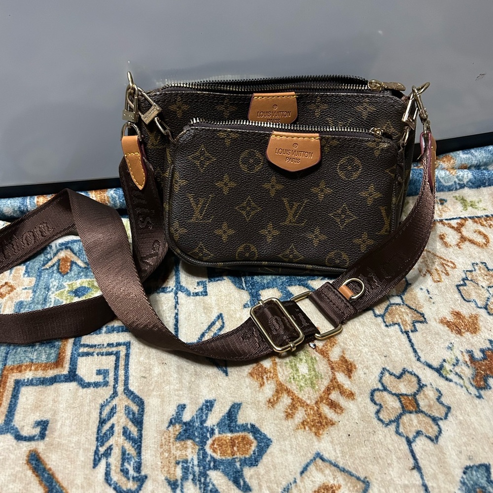 & Other Stories Brown Monogram Belt Bag